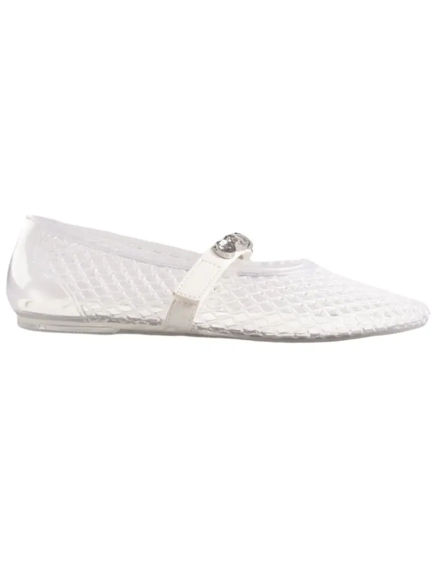Женские балетки Jazzy Jelly Mary Jane Kenneth Cole New York — изображение 2 из 8, прозрачный