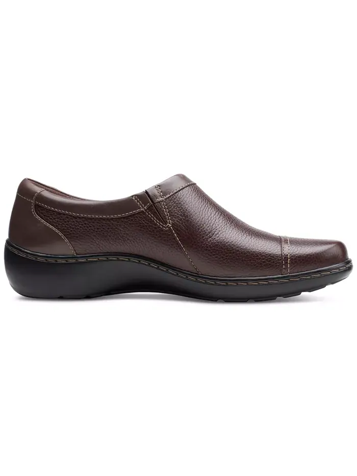 Лоферы женские Clarks Cora Giny на молнии — изображение 6 из 7, коричневый