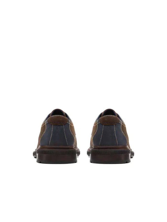 Туфли мужские Clarks Burchill Derby на шнуровке — изображение 3 из 7, бежевый