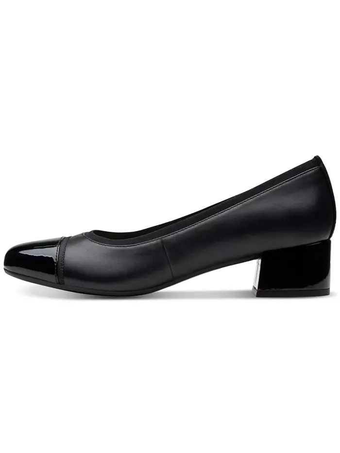 Туфли Clarks Women's Marilyn Day Slip On, кожаные — изображение 6 из 6, черный