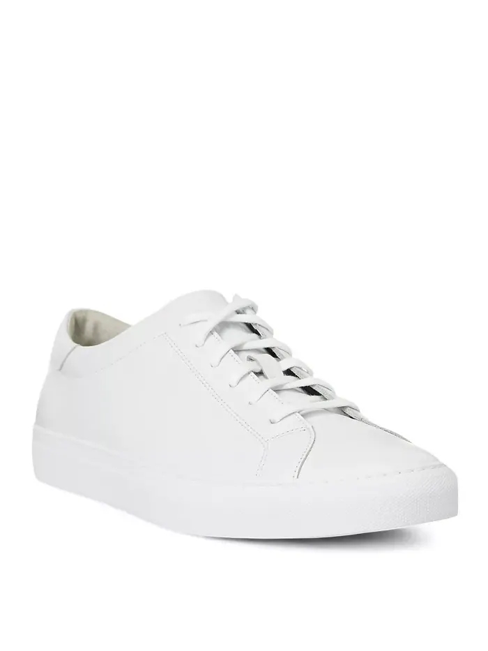 Мужские кожаные кроссовки Jermain Polo Ralph Lauren — изображение 1 из 4, белый