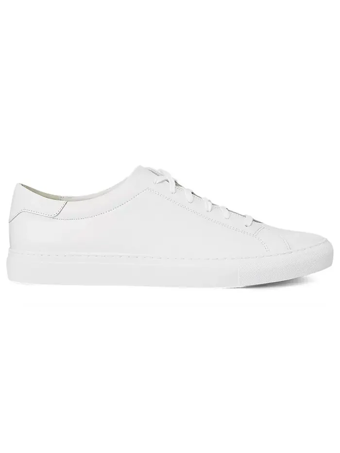 Мужские кожаные кроссовки Jermain Polo Ralph Lauren — изображение 2 из 4, белый