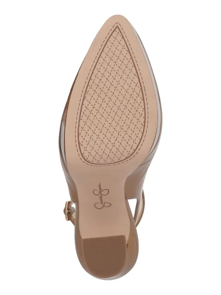 Туфли на платформе Nelica с ремешком на щиколотке Jessica Simpson, Bronze Liquid Metallic — изображение 5 из 5