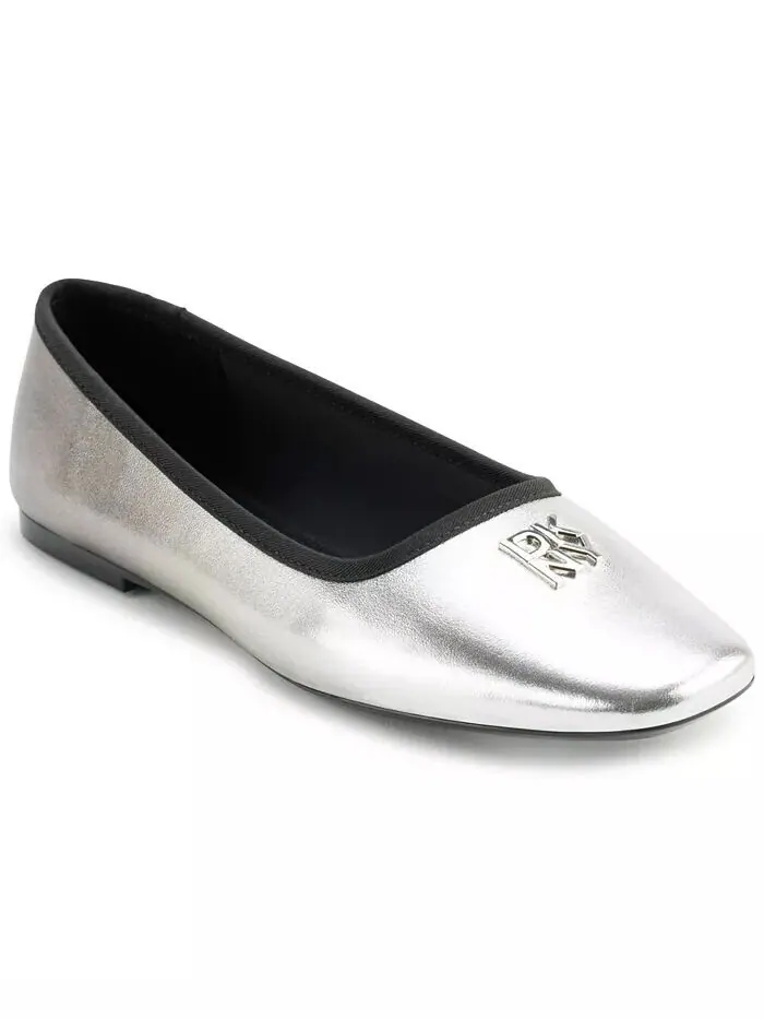 Женские балетки Daine DKNY — изображение 1 из 9, серебристый