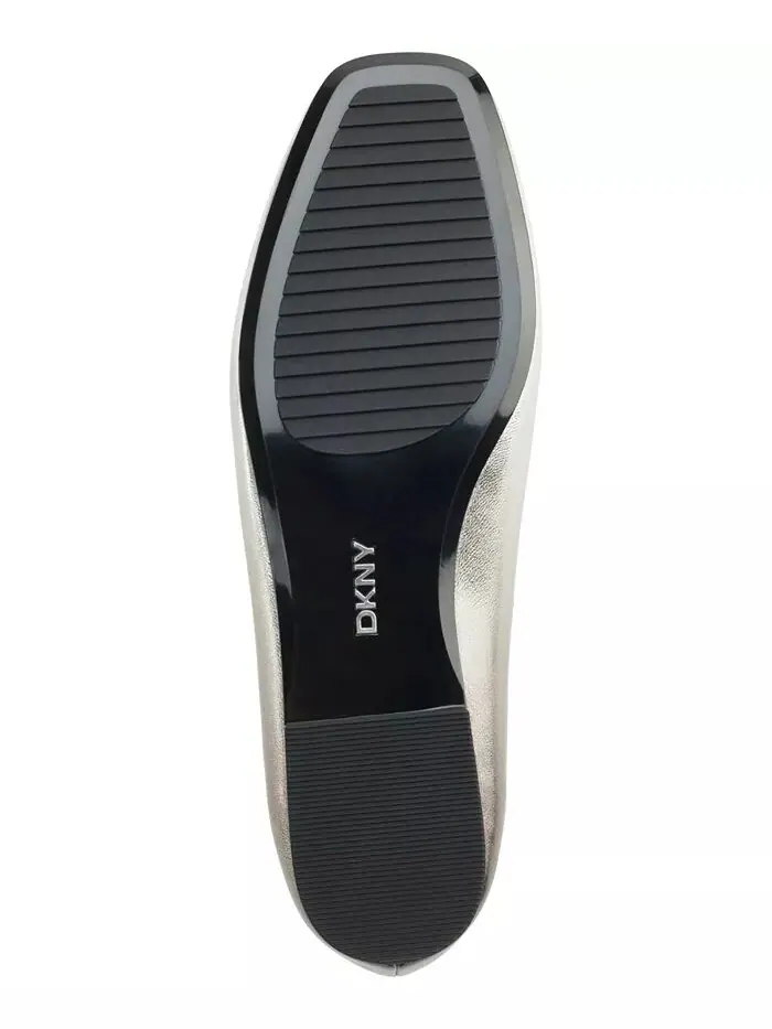 Женские балетки Daine DKNY — изображение 5 из 9, серебристый