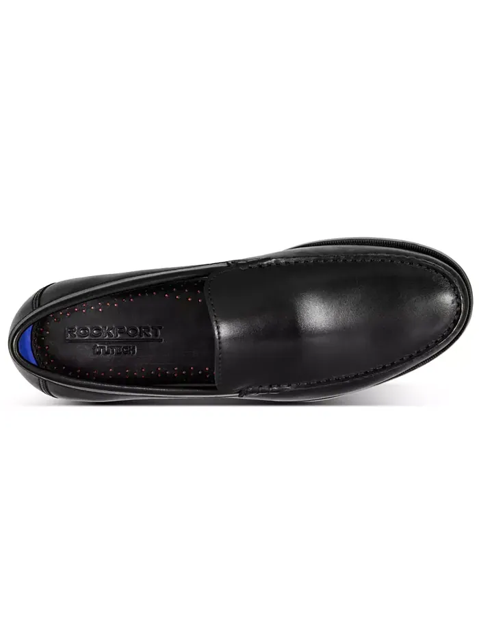 Мужские лоферы Whitley без шнуровки на плоской подошве Rockport — изображение 4 из 5, черный