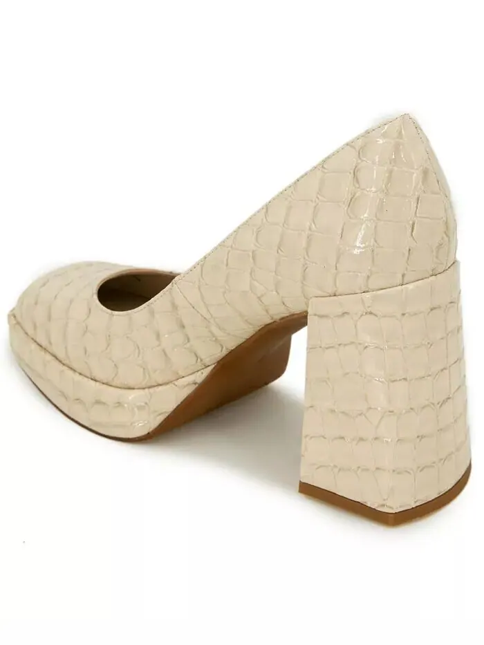 Туфли-лодочки женские Bri Platform Kenneth Cole New York — изображение 6 из 7, экру