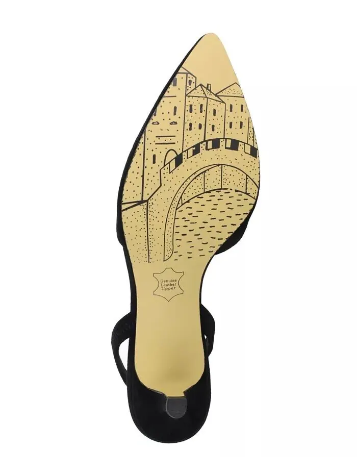 Туфли-лодочки Sarah Slingback Bella Vita — изображение 5 из 11, черный