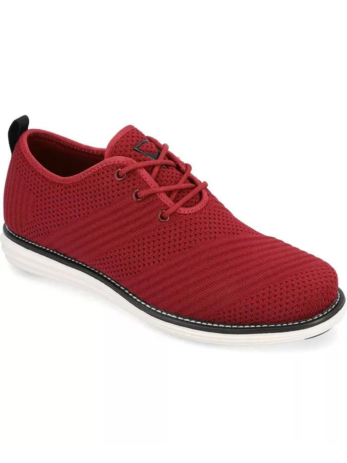 Мужские туфли Novak Tru Comfort Foam Knit со шнуровкой и круглым носком Vance Co.