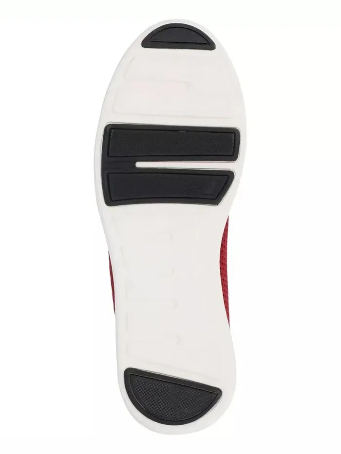 Мужские туфли Novak Tru Comfort Foam Knit со шнуровкой и круглым носком Vance Co. — изображение 5 из 6, красный