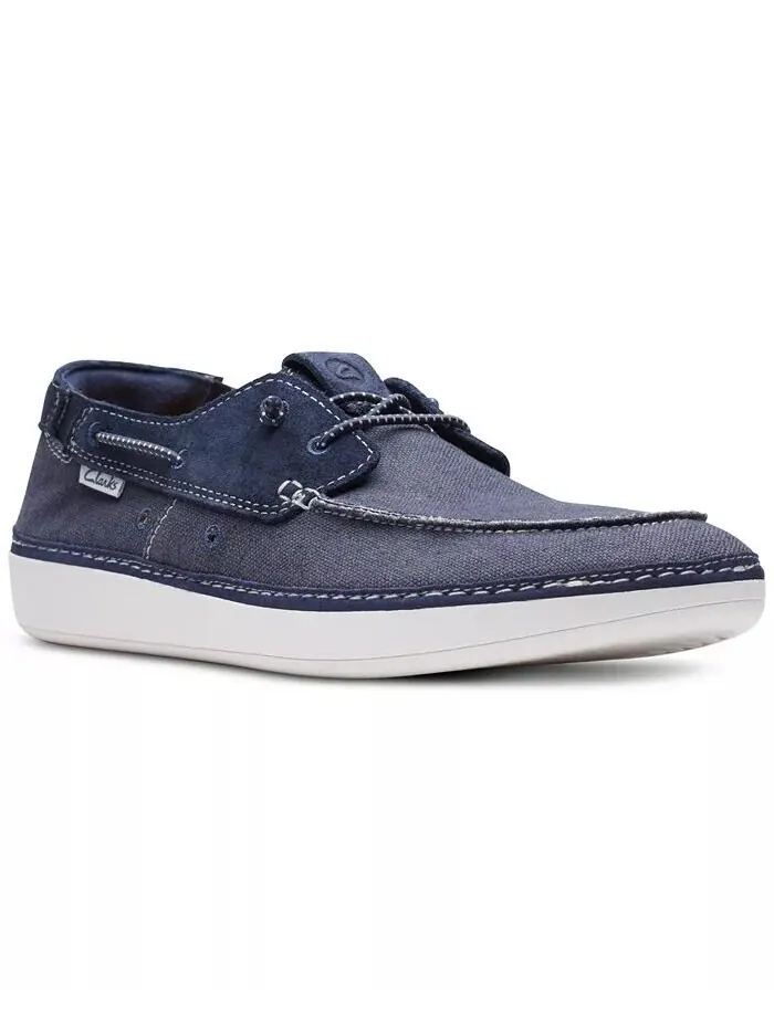 Туфли мужские Clarks Higley Tie Slip-On, парусиновые