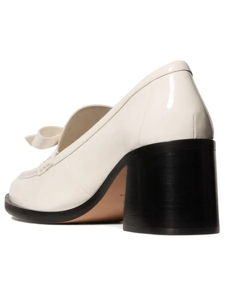 Женские лоферы на каблуке с декоративным бантом Kate Spade New York — изображение 3 из 5