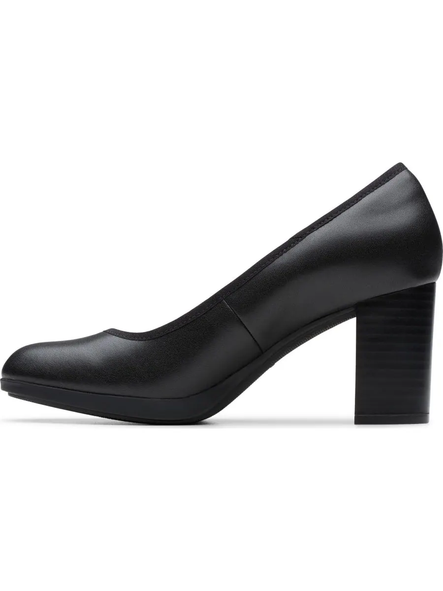 Слипоны женские Clarks Bayla Carly, кожаные — изображение 5 из 5, черный