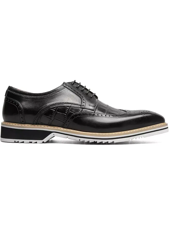 Мужские оксфорды Beaumont Wingtip Stacy Adams — изображение 3 из 7, черный