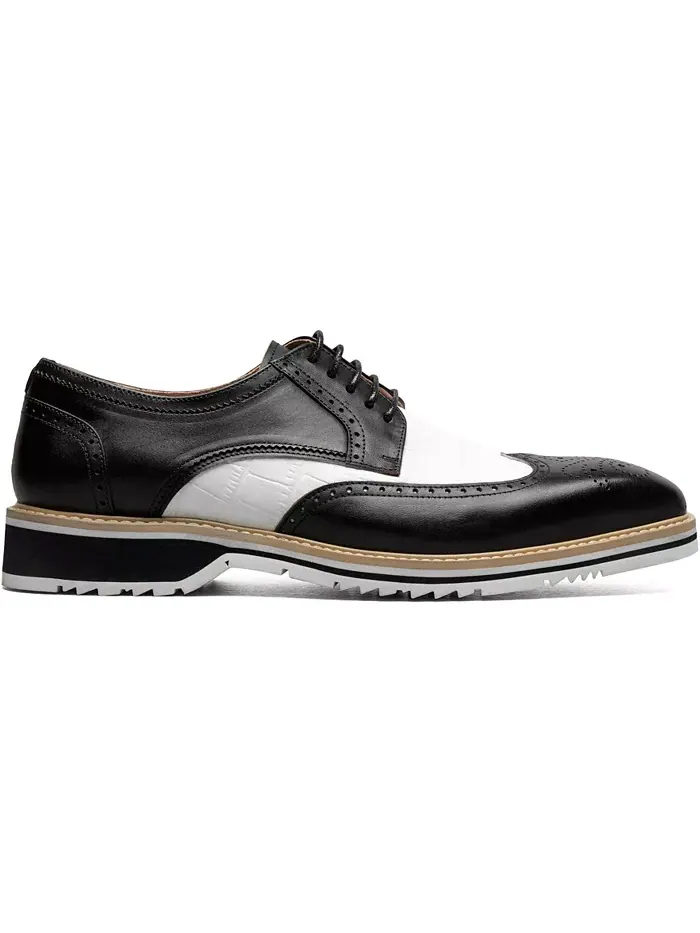 Мужские оксфорды Beaumont Wingtip Stacy Adams — изображение 3 из 7, белый