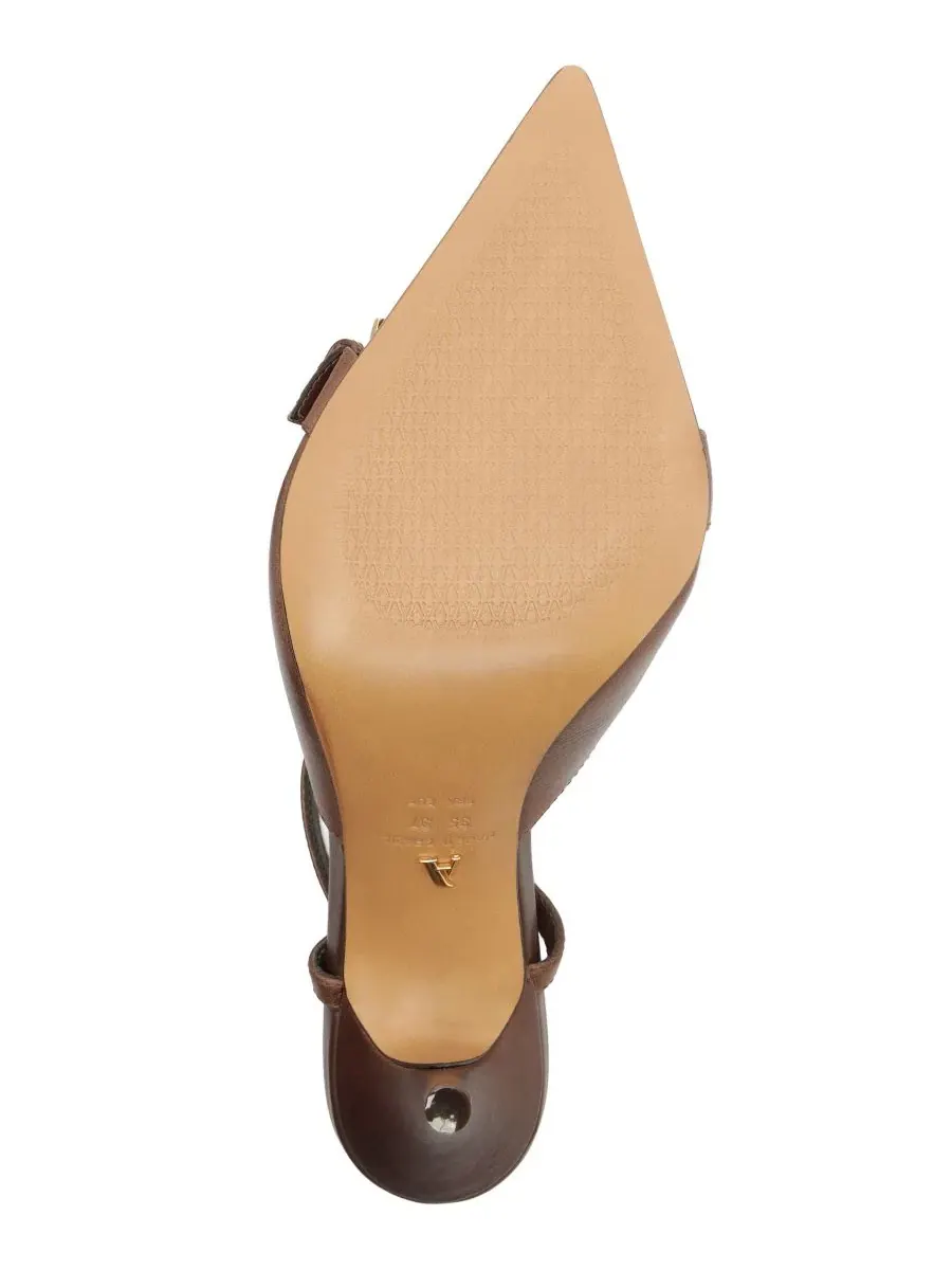 Туфли Kenny High Stiletto с пряжкой Arezzo — изображение 5 из 5, какао
