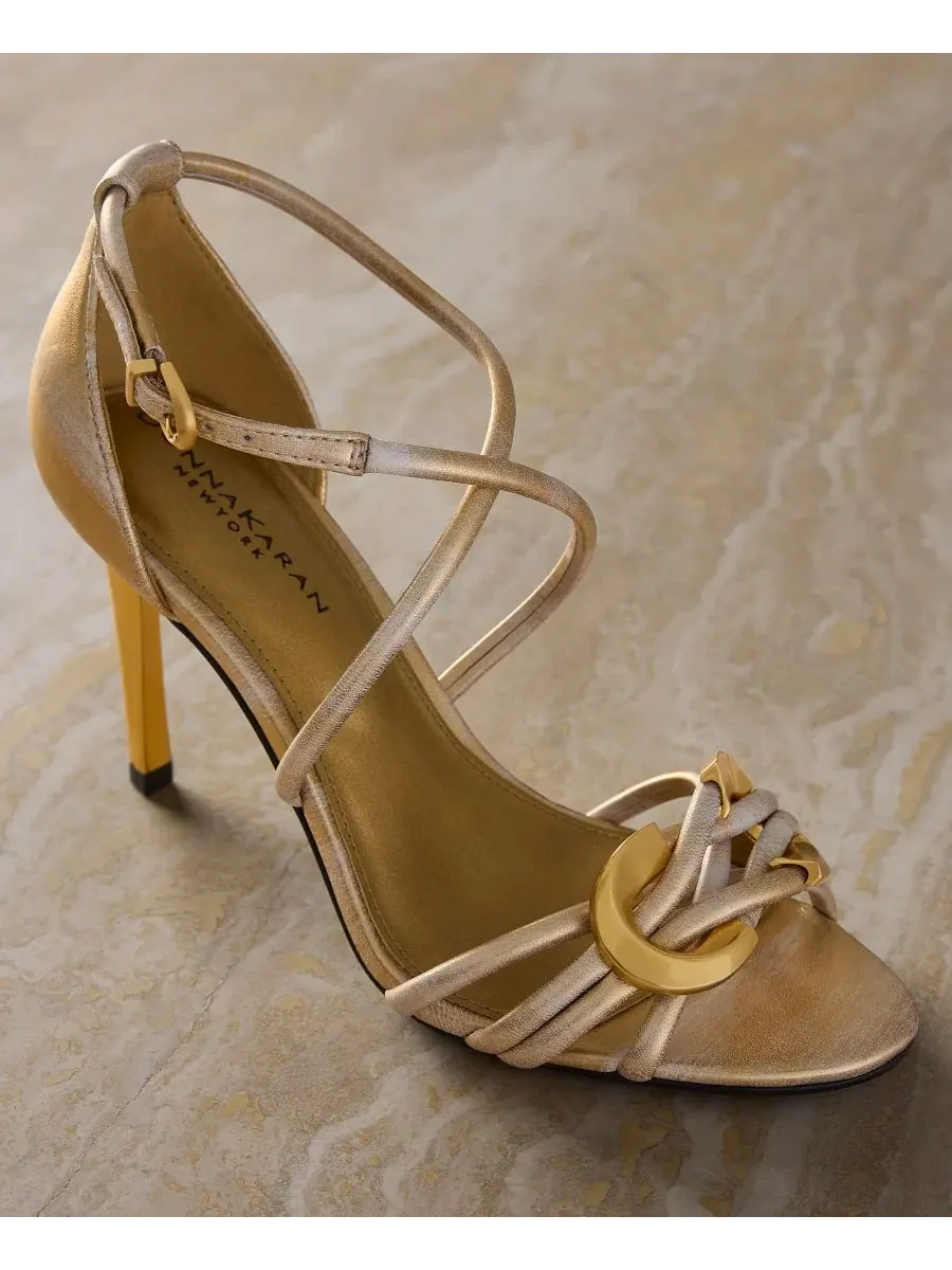 Босоножки на каблуке Sarah Strappy Donna Karan New York — изображение 3 из 6