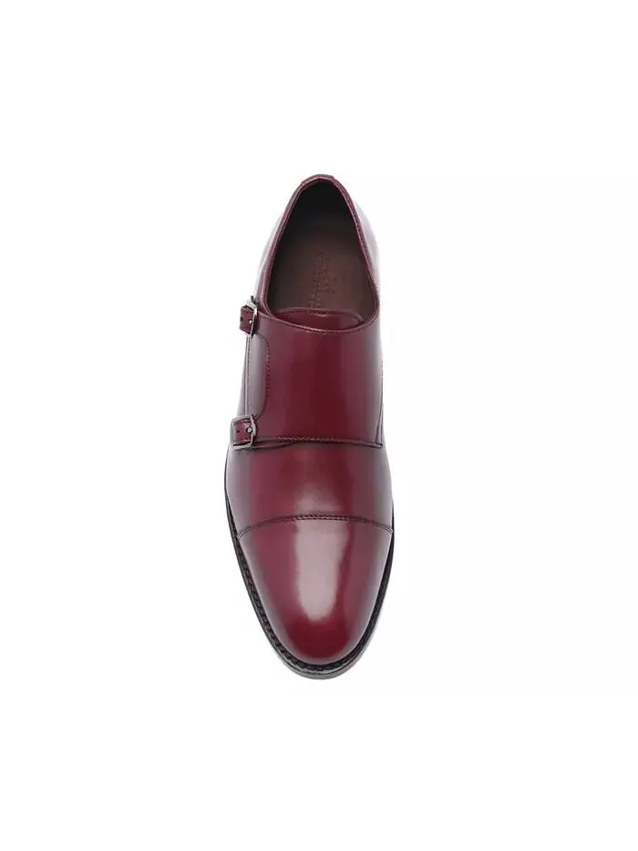 Мужские туфли Roosevelt II Double Monk Strap Goodyear Welt Anthony Veer — изображение 3 из 5, красный