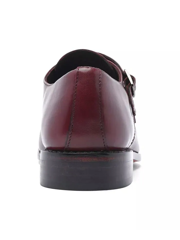 Мужские туфли Roosevelt II Double Monk Strap Goodyear Welt Anthony Veer — изображение 4 из 5, красный