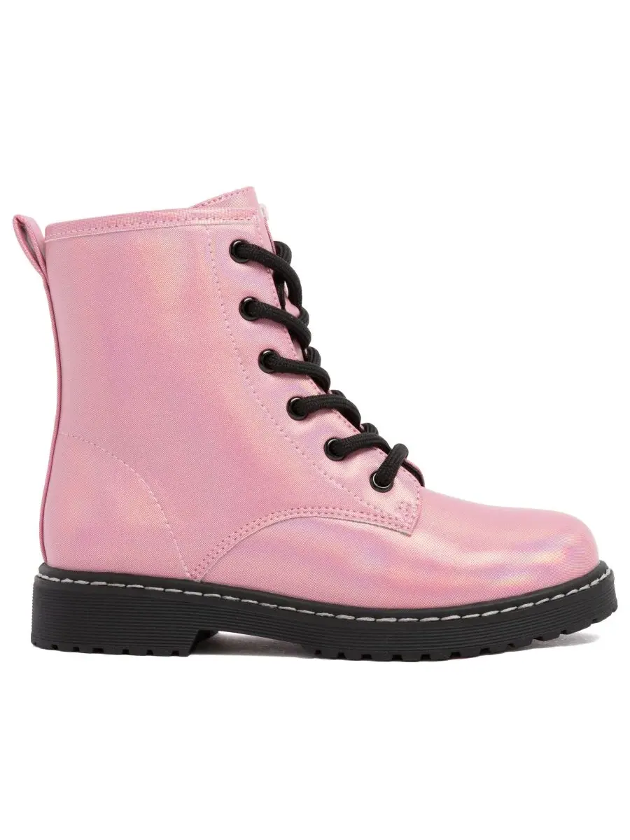 Детские армейские ботинки Chloe Sugar — изображение 2 из 5, розовый