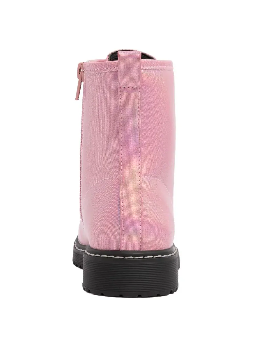 Детские армейские ботинки Chloe Sugar — изображение 3 из 5, розовый