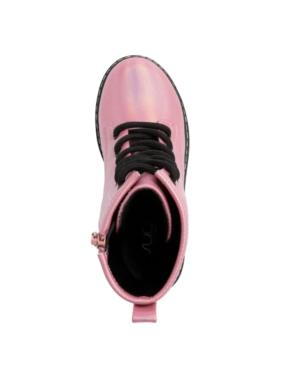 Детские армейские ботинки Chloe Sugar — изображение 4 из 5, розовый