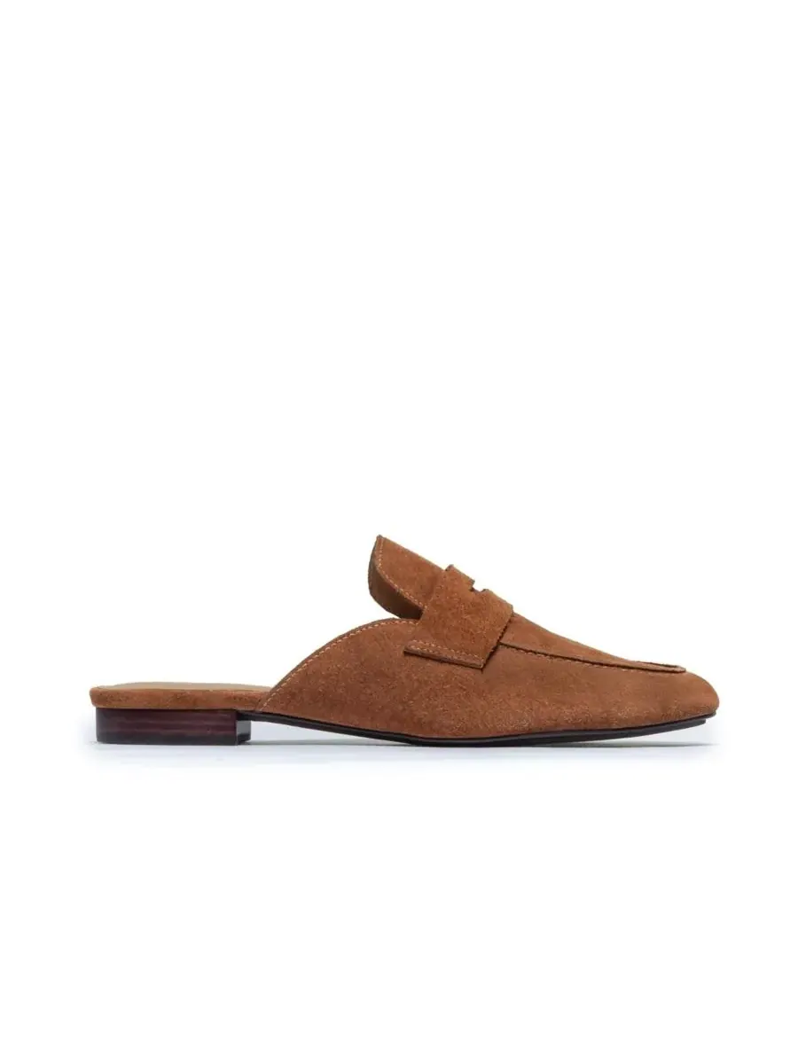 Женские лоферы-мюли Balda Bernardo Footwear — изображение 2 из 5, миндальный
