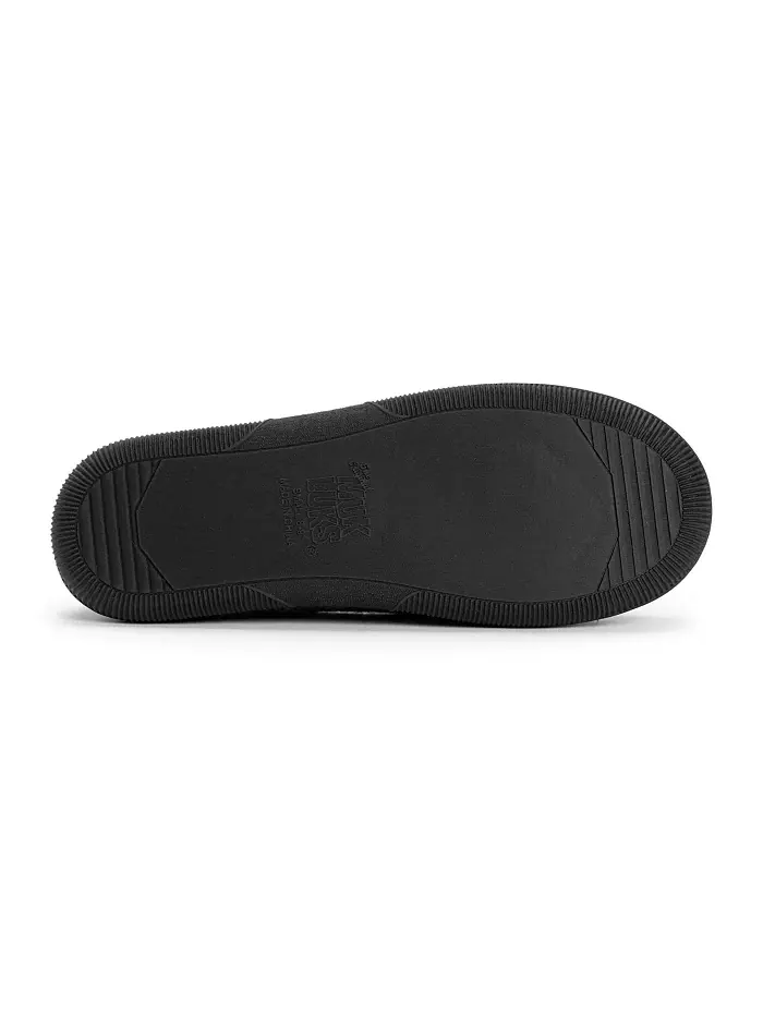 Мужские мокасины-тапочки MUK LUKS — изображение 5 из 5, черный
