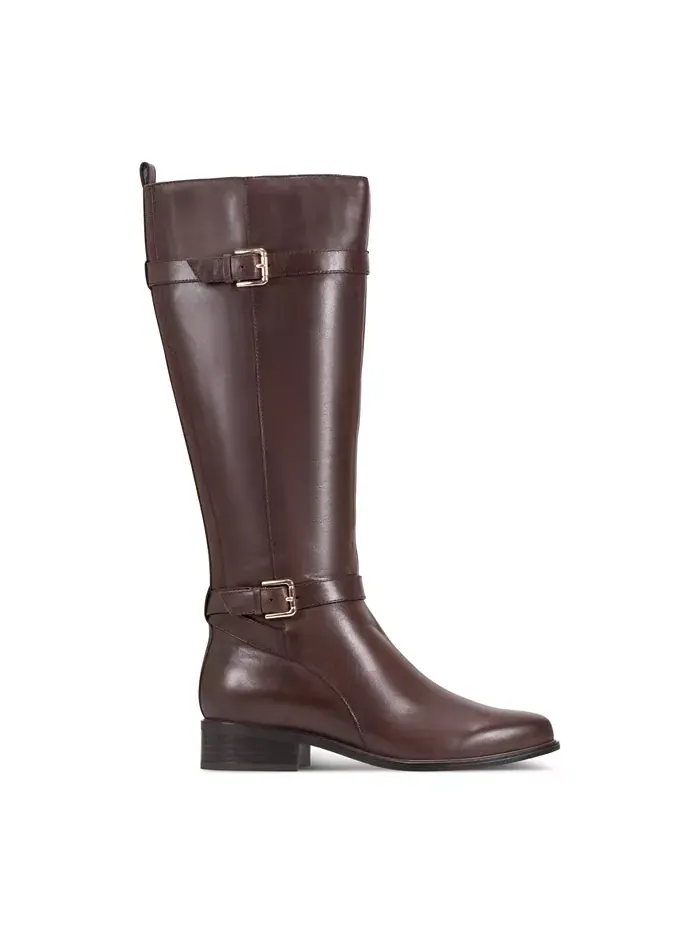 Женские водонепроницаемые повседневные ботинки Harper Wide Calf Rockport — изображение 2 из 9, коричневый