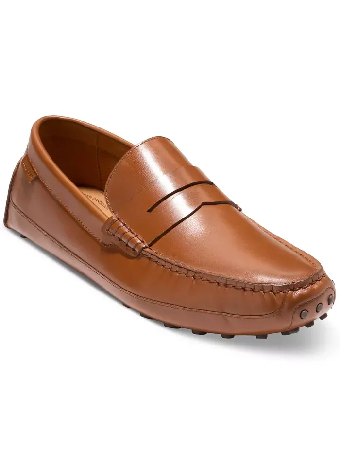 Мужские лоферы для вождения Davies Grand Slip On Cole Haan — изображение 1 из 10, бежевый