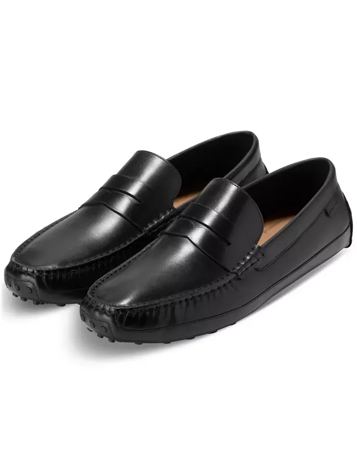 Мужские лоферы для вождения Davies Grand Slip On Cole Haan — изображение 8 из 9, черный