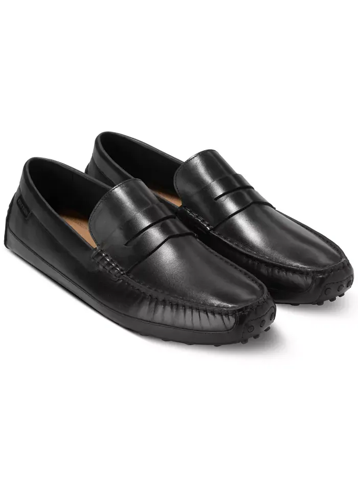 Мужские лоферы для вождения Davies Grand Slip On Cole Haan — изображение 9 из 9, черный