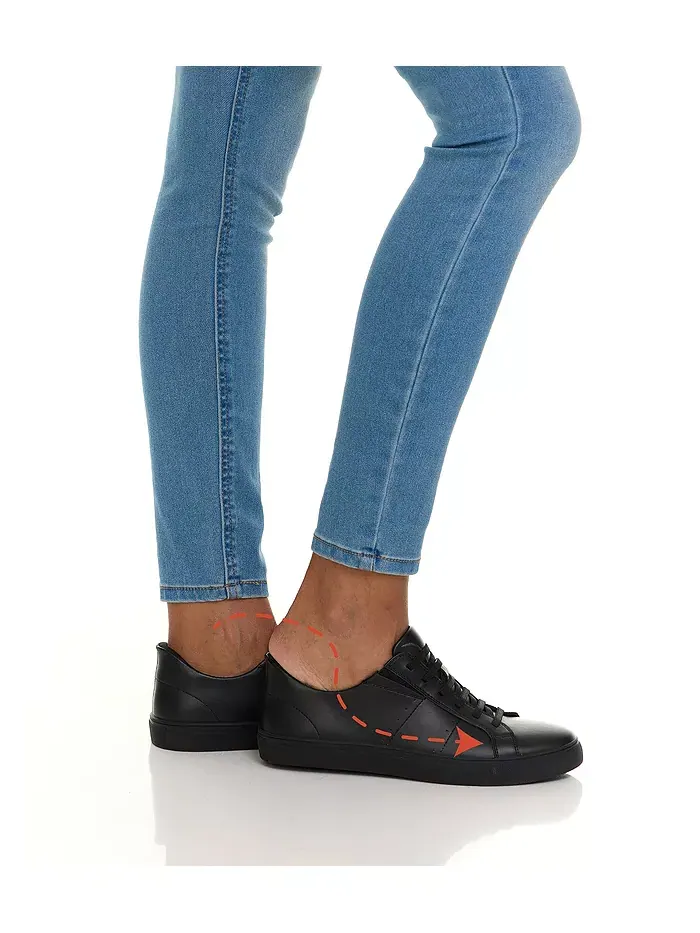 Женские модные кроссовки Robinson Street с технологией Hands-Free Slip On Marc Joseph New York — изображение 6 из 7, черный