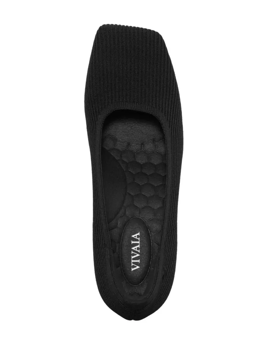 Туфли-лодочки на устойчивом каблуке с квадратным носком Margot Chunky Heels VIVAIA — изображение 4 из 5, черный
