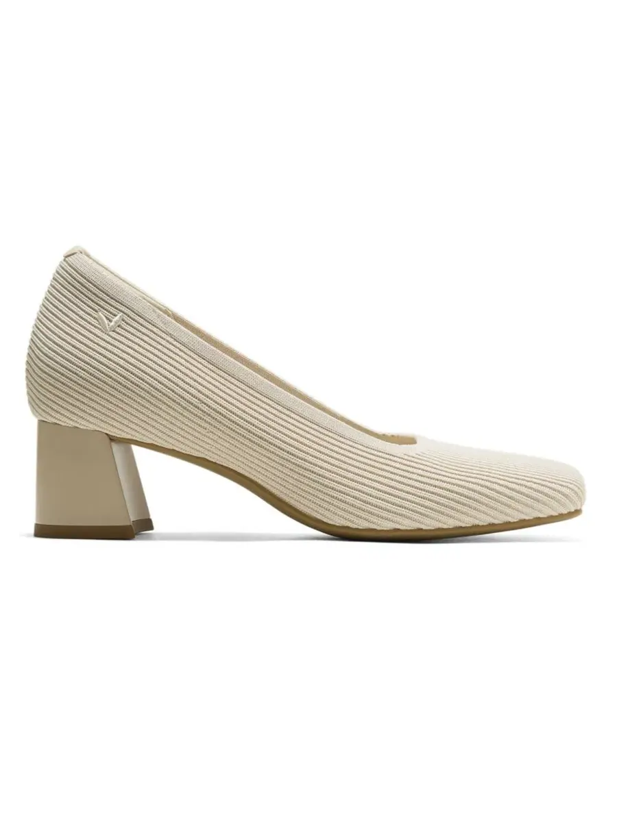 Туфли Monroe с квадратным носком Margot Chunky Heels VIVAIA — изображение 2 из 5, кремовый слоновая кость