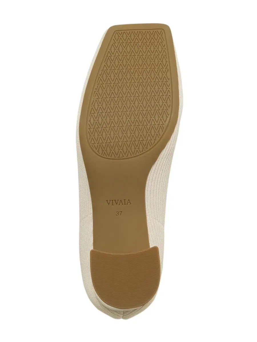 Туфли Monroe с квадратным носком Margot Chunky Heels VIVAIA — изображение 5 из 5, кремовый слоновая кость
