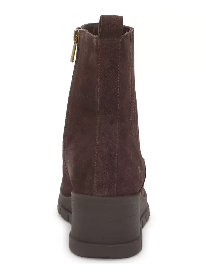 Женские ботильоны Sondruh Gore Wedge Lucky Brand — изображение 3 из 5, шоколадный