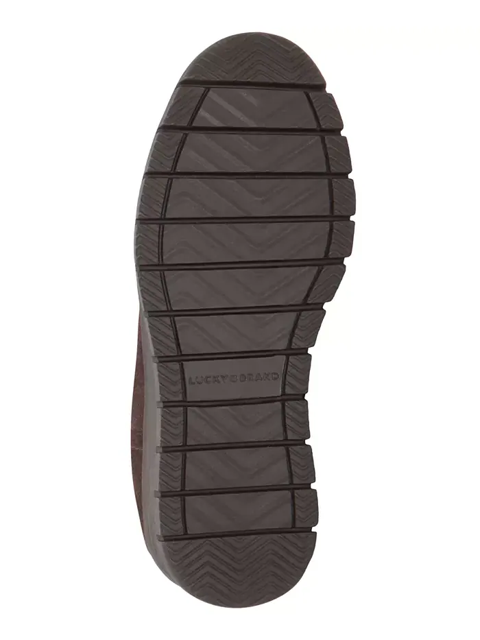 Женские ботильоны Sondruh Gore Wedge Lucky Brand — изображение 5 из 5, шоколадный