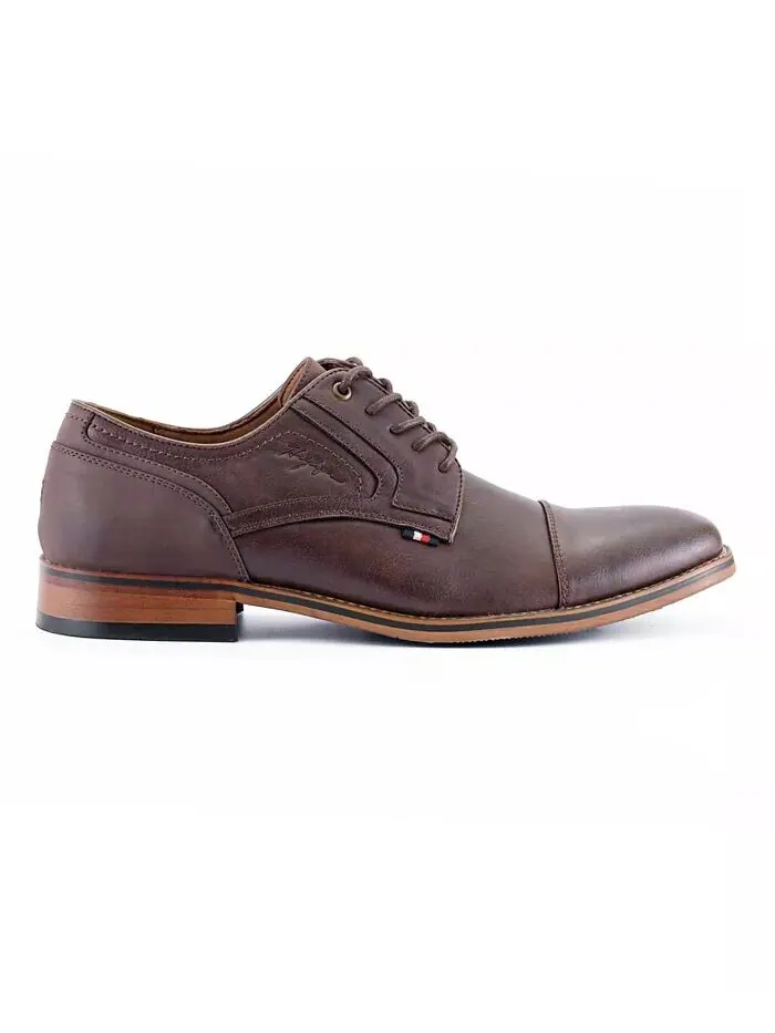 Мужские повседневные оксфорды Banly Lace Up Tommy Hilfiger — изображение 2 из 5, коричневый