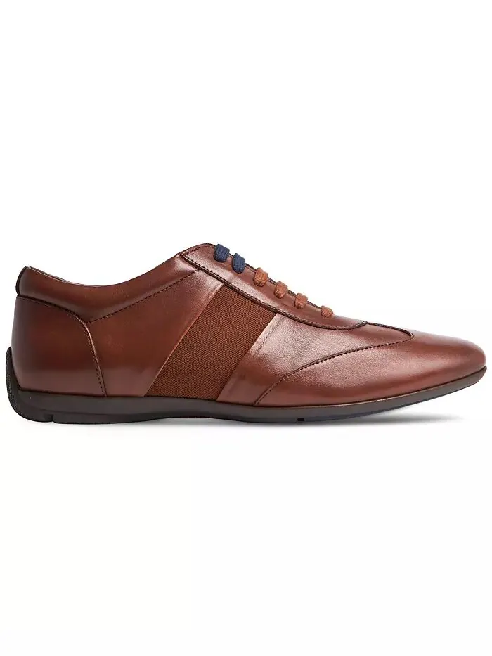 Мужские кроссовки Fleetwood Low-Top Fashion Carlos by Carlos Santana — изображение 2 из 5, ореховый