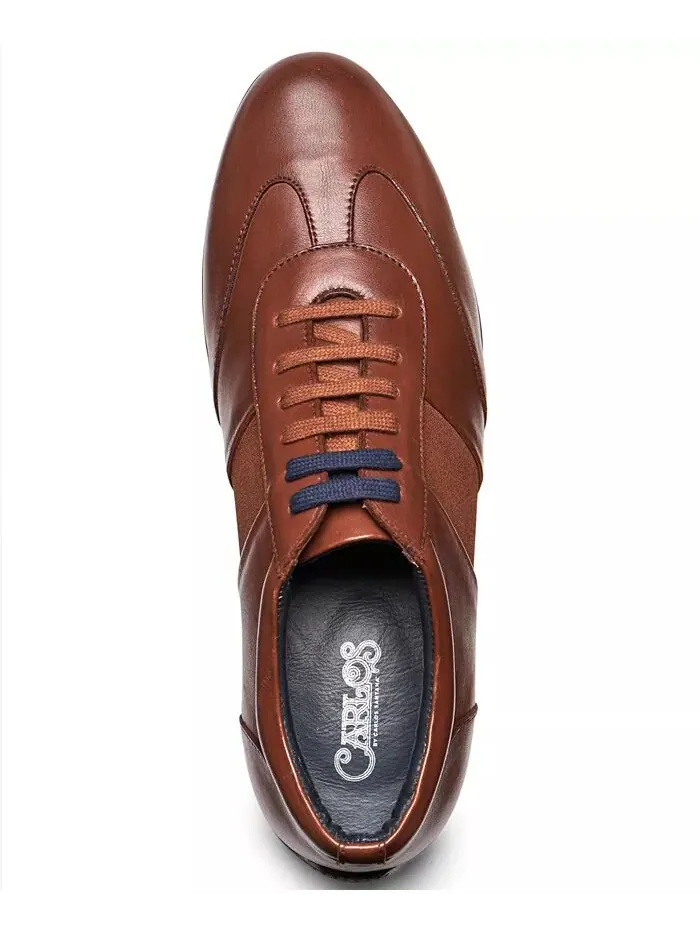 Мужские кроссовки Fleetwood Low-Top Fashion Carlos by Carlos Santana — изображение 3 из 5, ореховый