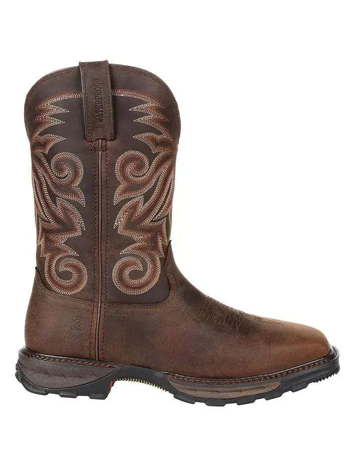 Мужские рабочие ботинки Maverick XP Steel Toe Waterproof в стиле вестерн Durango — изображение 1 из 7, коричневый