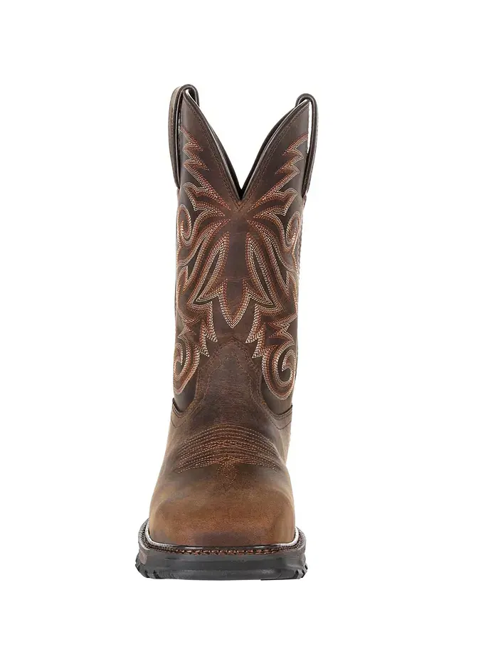 Мужские рабочие ботинки Maverick XP Steel Toe Waterproof в стиле вестерн Durango — изображение 3 из 7, коричневый