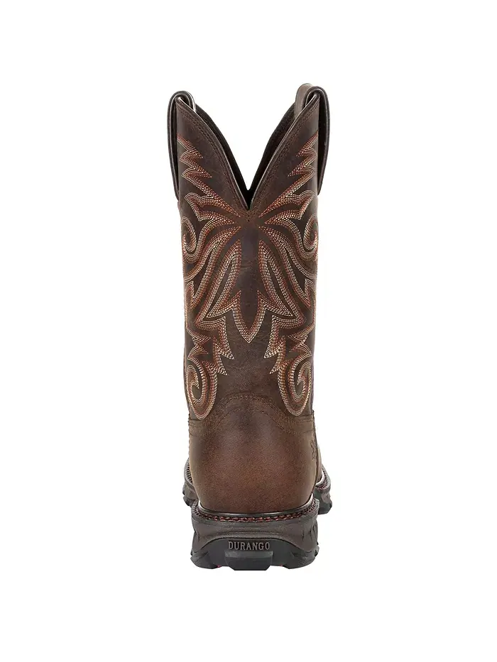 Мужские рабочие ботинки Maverick XP Steel Toe Waterproof в стиле вестерн Durango — изображение 4 из 7, коричневый