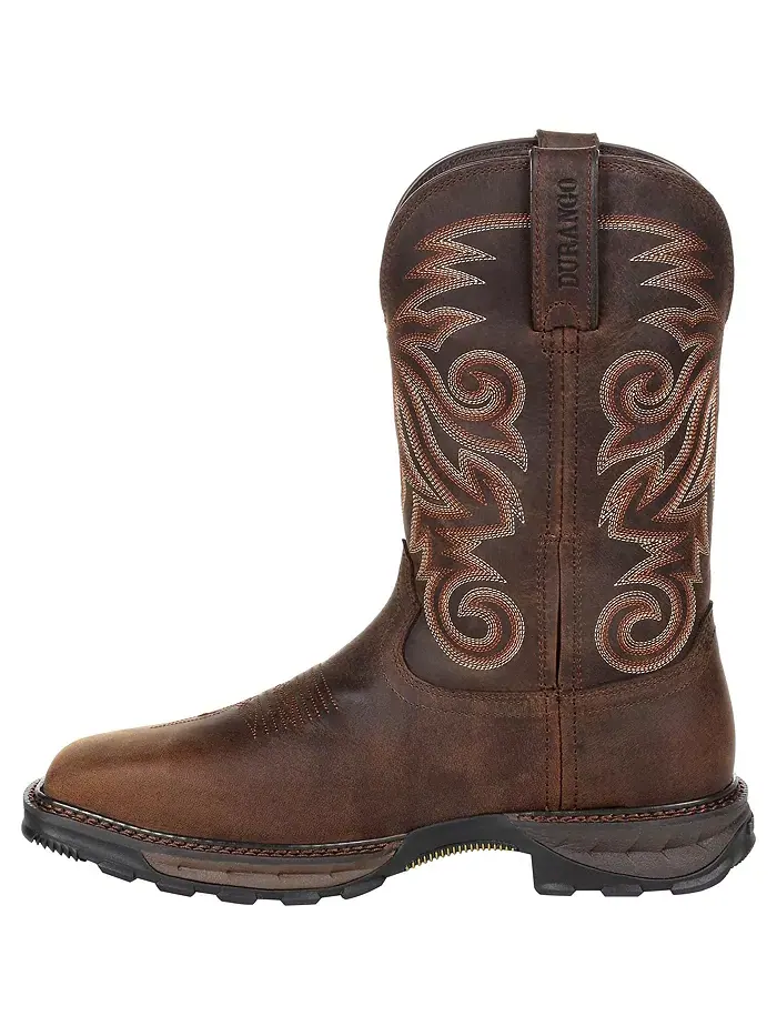 Мужские рабочие ботинки Maverick XP Steel Toe Waterproof в стиле вестерн Durango — изображение 5 из 7, коричневый