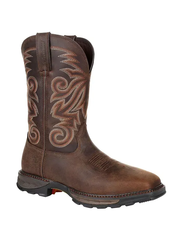 Мужские рабочие ботинки Maverick XP Steel Toe Waterproof в стиле вестерн Durango — изображение 7 из 7, коричневый