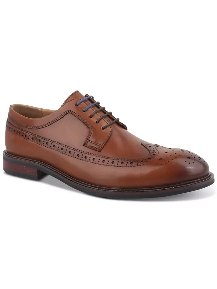 Мужские кожаные классические туфли Asherr Long Wing Brogue Bar III