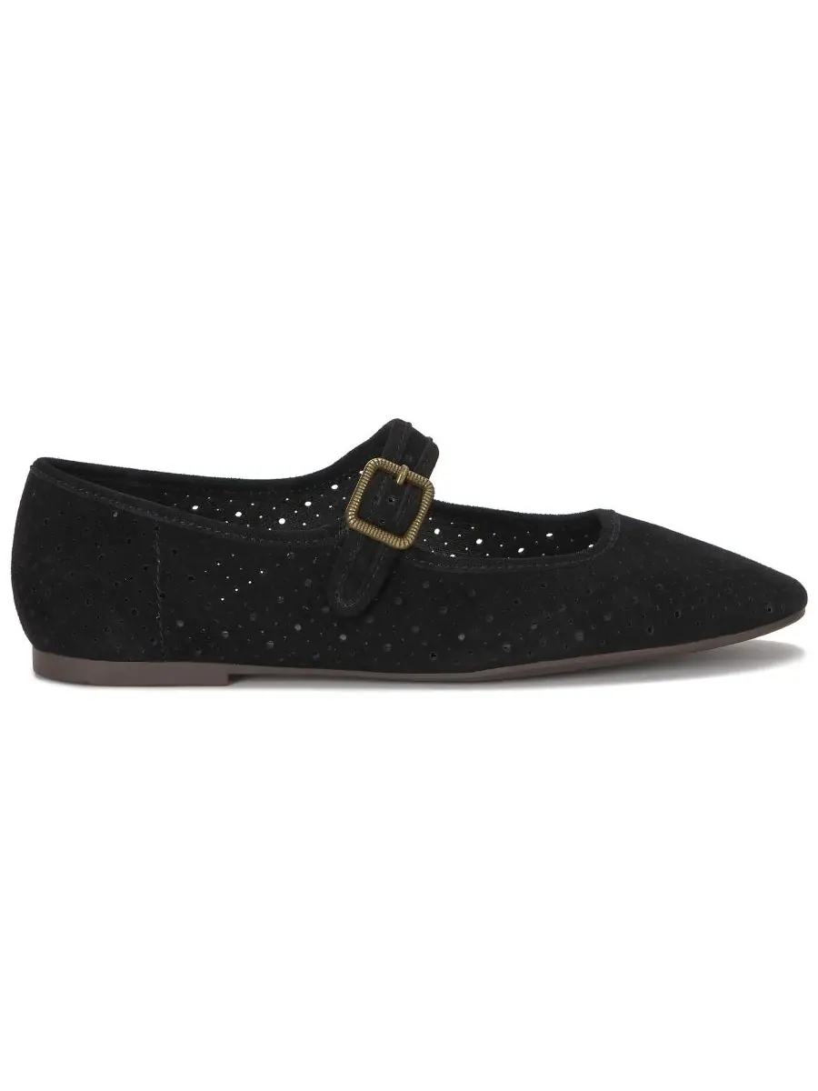 Женские перфорированные балетки Tannyr Mary Jane Lucky Brand — изображение 2 из 6, черный