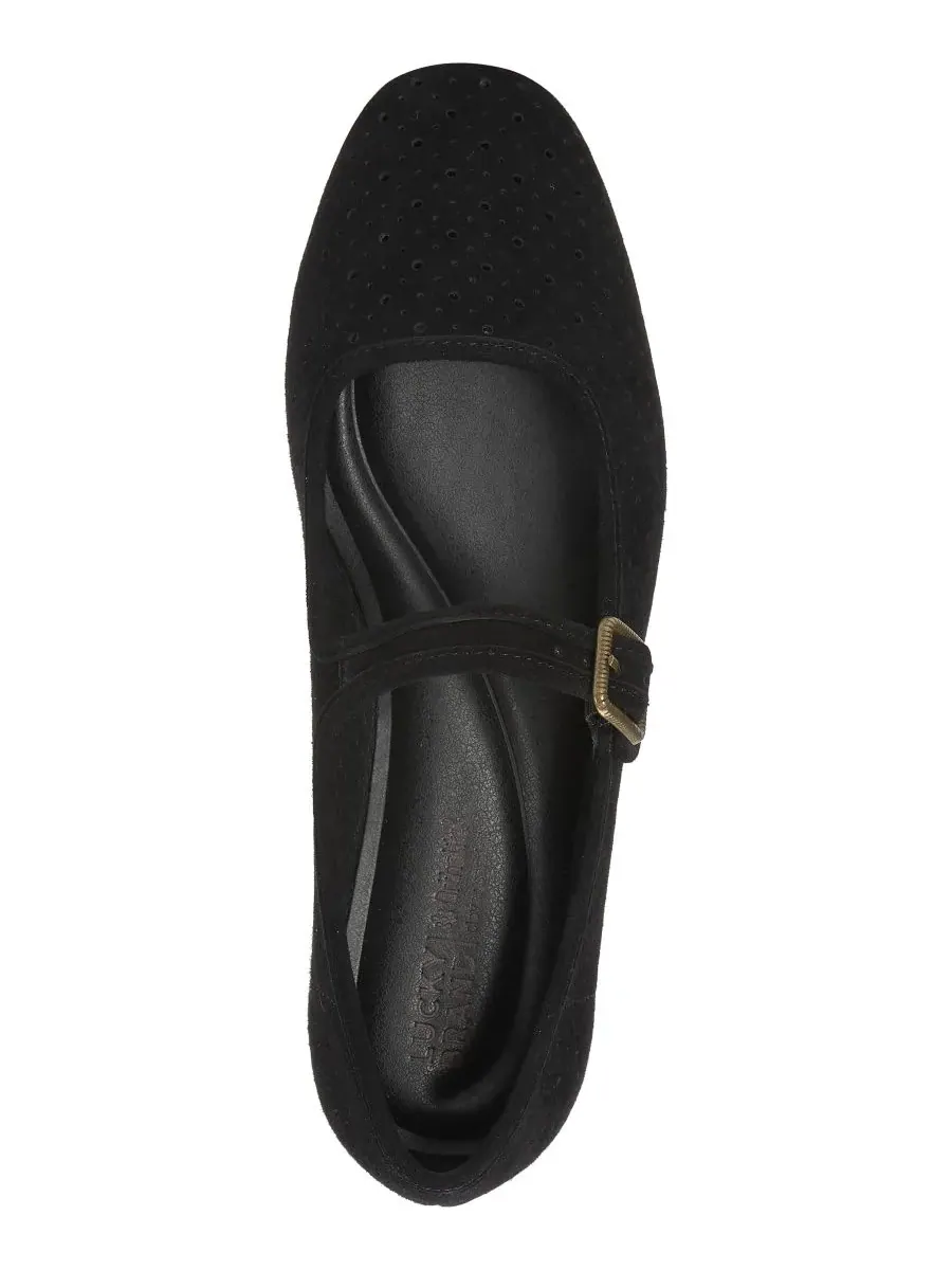 Женские перфорированные балетки Tannyr Mary Jane Lucky Brand — изображение 4 из 6, черный