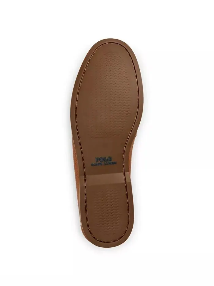 Туфли-лодочки Bienne из мятой кожи Polo Ralph Lauren — изображение 5 из 5, бежевый